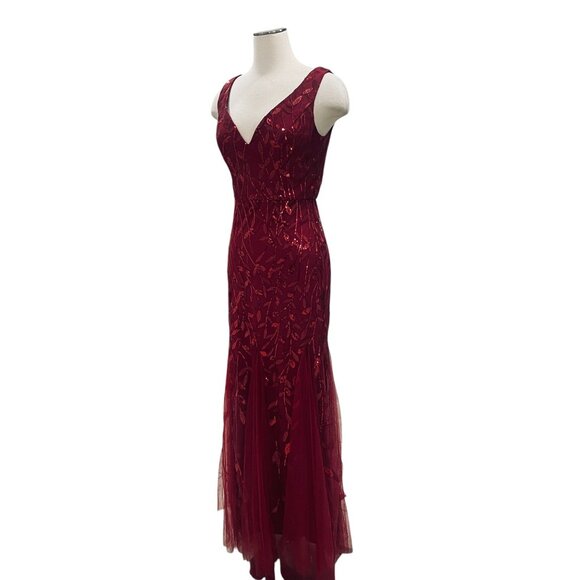 Ever Pretty Burgundy Prom Dress - Picture 8 of 13